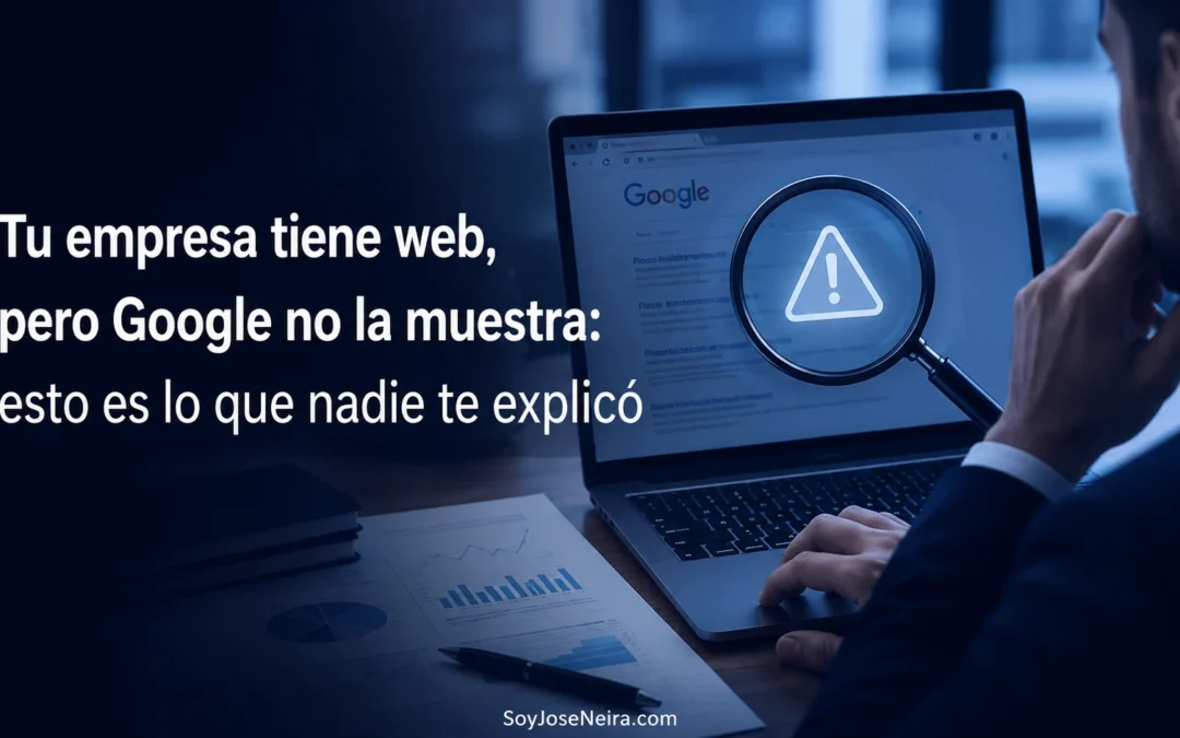 Tu empresa tiene web, pero Google no la muestra: esto es lo que nadie te explicó